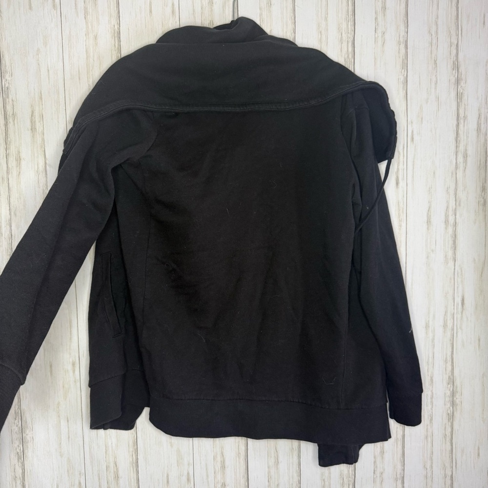 All Saints Black Sweatshirt with snaps - Picture 5 of 6